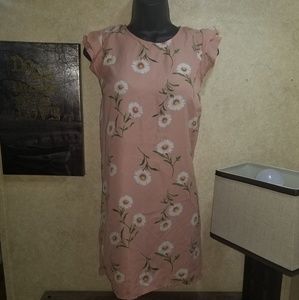 Forever 21 floral pink dress